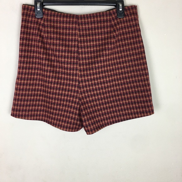 Love Tree Sierra Rust plaid skort - Picture 4 of 8